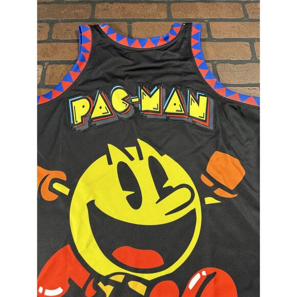 PAC MAN Black Headgear Classics Basketball Jersey ~Never Worn~ S M L - Picture 2 of 7